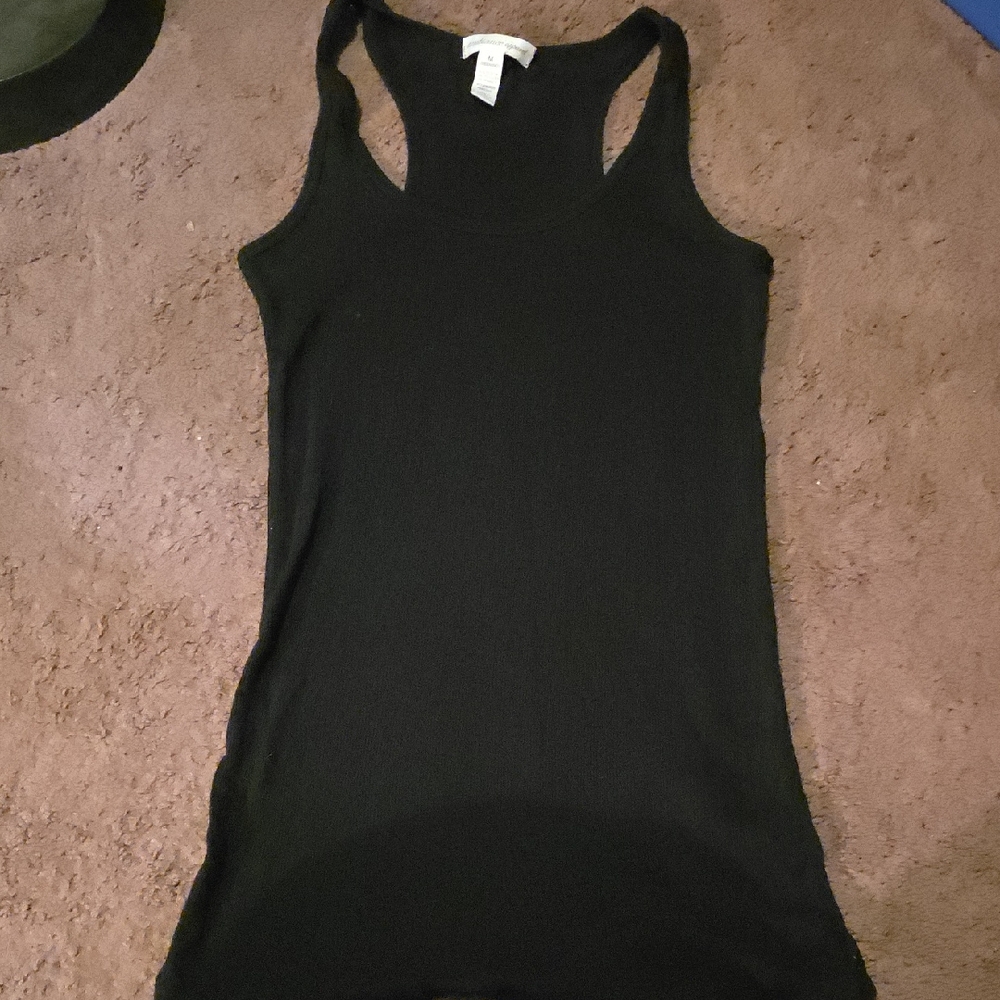 Ambiance Black Racerback Tank Top